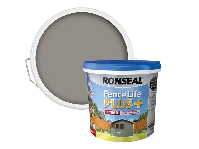 Ronseal Fence Life Plus Slate 5 L