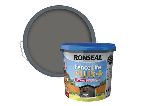 Ronseal Fence Life Plus Charcoal Grey 5 L