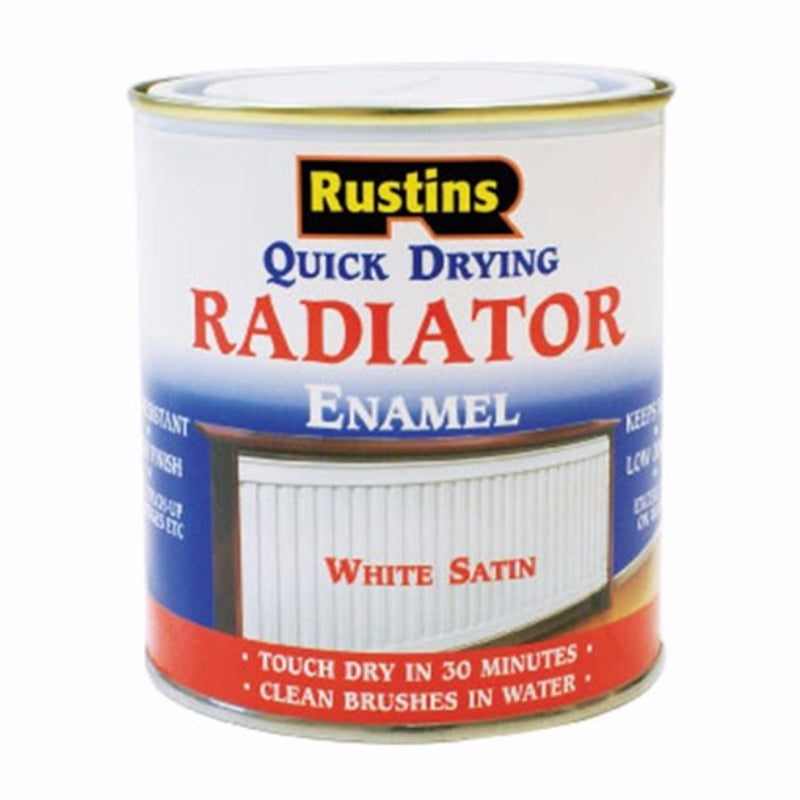 Rustins Quick Dry Radiator Paint Satin 250ml