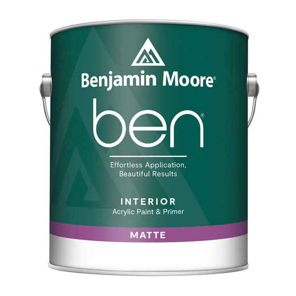 Benjamin Moore Ben Interior Matte Super White 3.78L